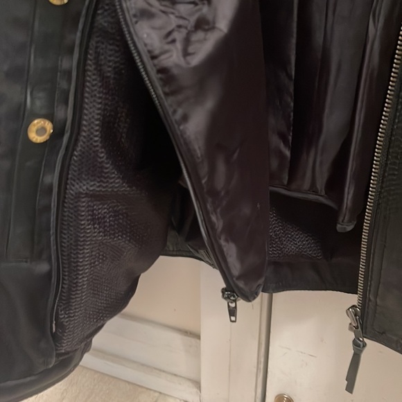 First Manufacturing co leather motorcycle jacket - Picture 2 of 8